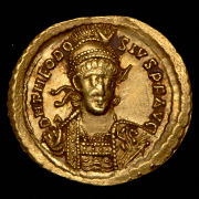 Солид. Феодосий II. Рим империя