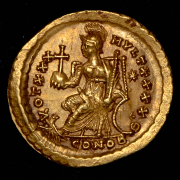 Солид. Феодосий II. Рим империя