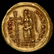 Солид. Феодосий II. Рим империя