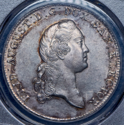 Талер 1774 (Саксония) (в слабе) E.D.C.