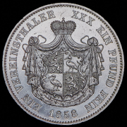 Талер 1858 (Рейсс-Грейц) A