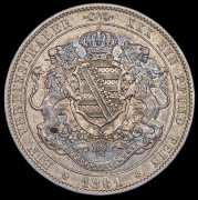Талер 1861 (Саксония)  B