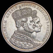 Талер 1861 "В память коронации Вильгельма и Августы" (Пруссия)