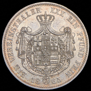 Талер 1865 (Гессен-Кассель) 