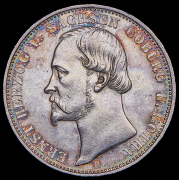 Талер 1869 "25-летие правления графа Эрнста II" (Саксен-Кобург-Гота) B