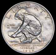 1/2 доллара 1925 "60 лет штату Калифорния" (США)