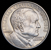 1/2 доллара 1936 "100 лет штату Арканзас, Джозеф Тейлор Робинсон" (США) 