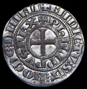 1/2 гро-турнуа 1290-1295 (Франция)