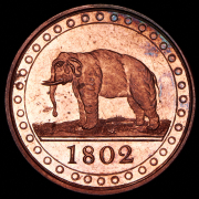 1/96 риксдоллара 1802 (Цейлон)