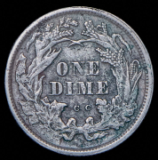 1 дайм 1875 (США) CC