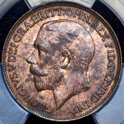 1 фартинг 1924 (Великобритания) (в слабе)