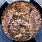 1 фартинг 1924 (Великобритания) (в слабе)