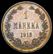 1 марка 1915 (Финляндия) S