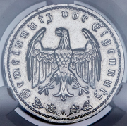 1 марка 1939 (Германия) (в слабе)