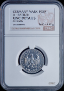 1 марка 1939 (Германия) (в слабе)