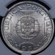 20 эскудо 1952 (Ангола) (в слабе)