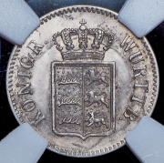 3 крейцера 1854 (Вюртемберг) (в слабе)