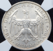 3 марки 1927 "400 лет Университету в Марбурге" (Германия) (в слабе) А