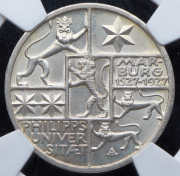 3 марки 1927 "400 лет Университету в Марбурге" (Германия) (в слабе) А