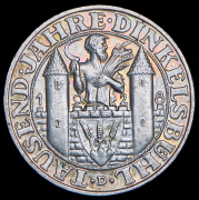 3 марки 1928 "1000 лет Динкельсбюлю" (Германия) D