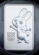 3 рубля 2013 "XXII зимние Олимпийские Игры, Сочи 2014 - Зайка" СПМД