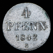 4 пфеннига 1842 (Гановер) S