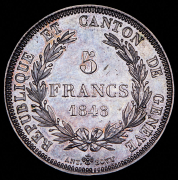 5 франков 1848 (Женева)