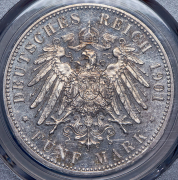 5 марок 1901 (Ольденбург) (в слабе) А