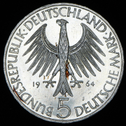 5 марок 1964 "Иоганн Готлиб Фихте" (Германия) J