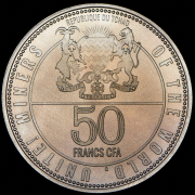 50 франков 2023 "Криптомайнинг" (Чад) 