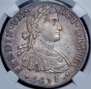 8 реалов 1811 (Мексика) (в слабе)