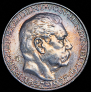Медаль "80-летие Гинденбурга" 1927 (Германия)