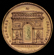 Медаль "Торжественное открытие Триумфальной арки в Париже" 1836 (Франция)