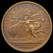 Медаль "В память посещения Петром I Парижского монетного двора в 1717"