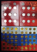 Набор из 148 памятных монет в четырех подарочных альбомах