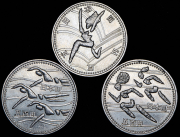 Набор из 3 монет 500 йен 1994 "12-е летние Азиатские игры" (Хиросима)