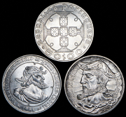 Набор из 3 сер. монет 50 эскудо 1968-1970 (Португалия)
