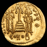 Солид. Константин IV. Византия