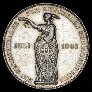 Талер 1862 "Стрелковый фестиваль" (Франкфурт)