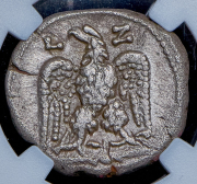 Тетрадрахма. Антонин Пий. Египет. Александрия (в слабе)