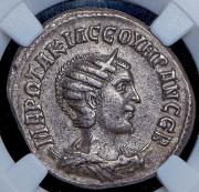 Тетрадрахма. Отацилия Севера. Сирия (в слабе)