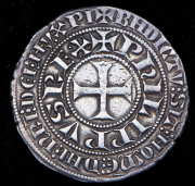 Турский грош 1290-1295 (Франция)