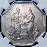 Жетон "Банк Франции". Рестрайк (Франция) (в слабе)