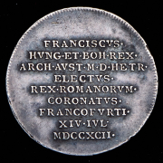 Жетон "Коронация Франциска II" 1792 (СвРИ)