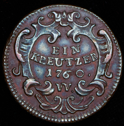 1 крейцер 1760 (Австрия) W