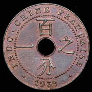 1 сантим 1939 (Французский Индокитай) A