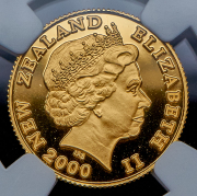 10 долларов 2000 "Клеймор" (Новая Зеландия) (в слабе)