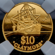 10 долларов 2000 "Клеймор" (Новая Зеландия) (в слабе)