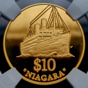 10 долларов 2000 "Ниагара" (Новая Зеландия) (в слабе)