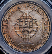 10 эскудо 1970 (Тимор) (в слабе)
